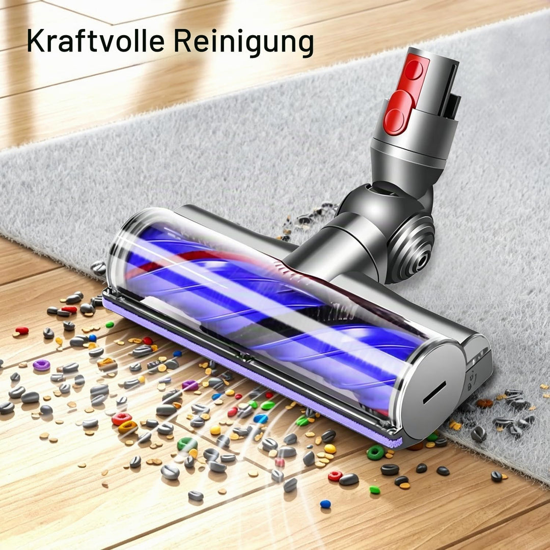 Ersatzkopf mit Anti-Verwicklungsfunktion für Dyson V7 V8 V10 V11 V15 Animal Cyclone Motorised, Schne