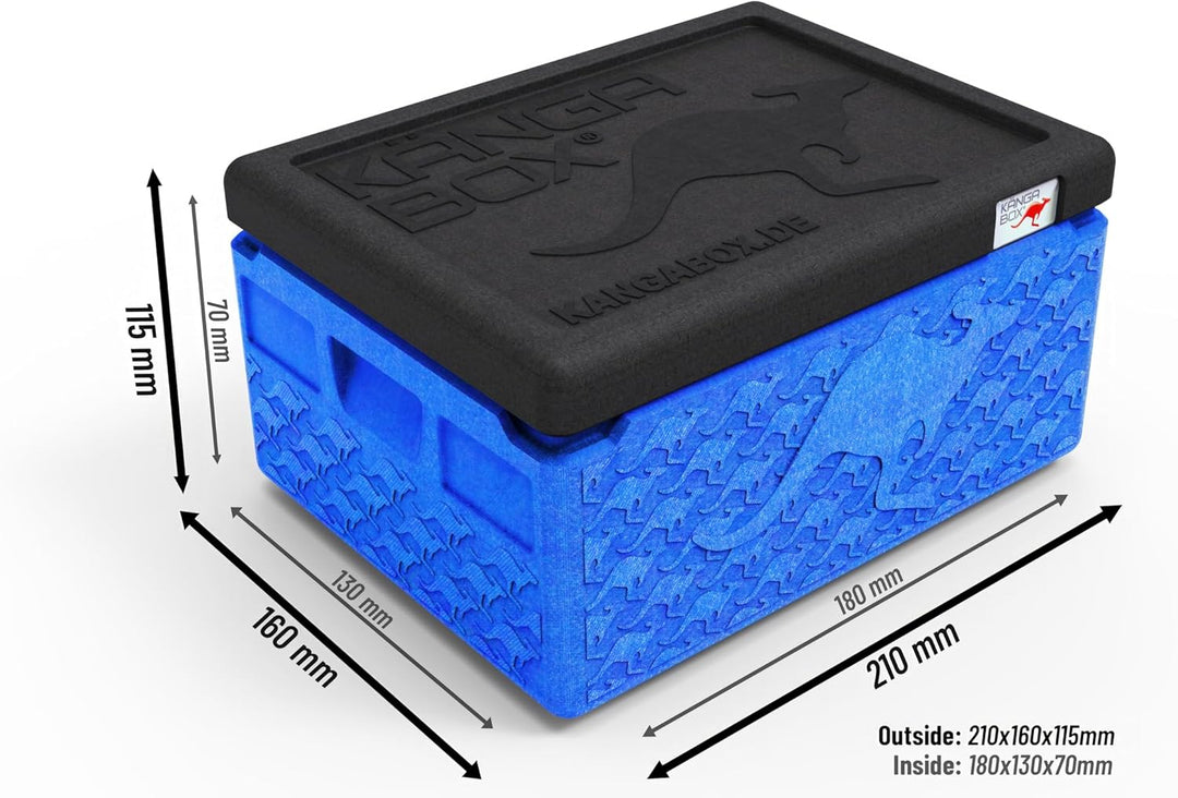 Mini Thermobox kalt & warm 1,5L – Ideal als Lunchbox oder Brotdose - Ultraleicht & perfekt schliesse