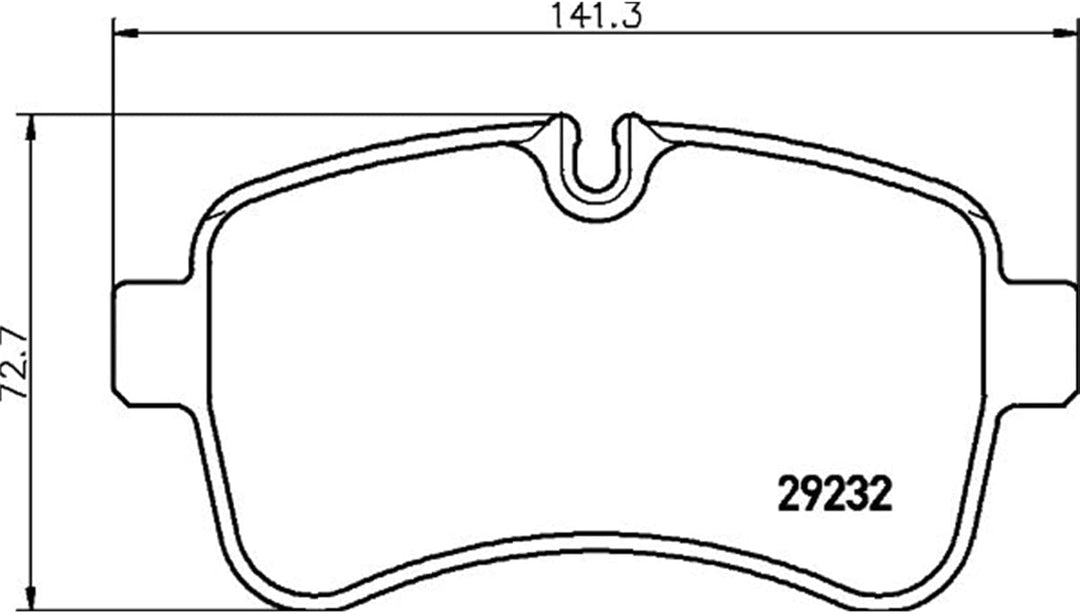 HELLA PAGID 8DB 355 005-551 Bremsbelagsatz - C6029 - Dicke/Stärke: 21mm - Bremssystem: Brembo - für