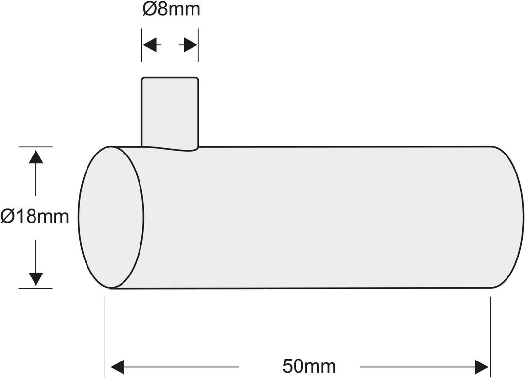 DECOSTEEL Einzelhaken Kleiderbügel | 4er Set | Inox N026 Edelstahl Fest Haltbar Badezimmer Küche, N0