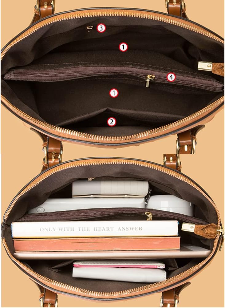 Coolives Damentasche Damen Henkeltasche aus PU-Leder mit Krokodilledermuster Vintage Handtasche Retr