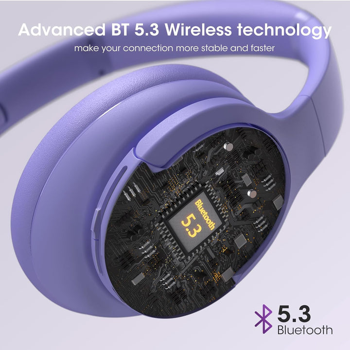 DOQAUS Kopfhörer Kabellos Bluetooth Bis zu 90 Std,Bluetooth Kopfhörer Over-Ear mit 3 EQ-Modi, HiFi S