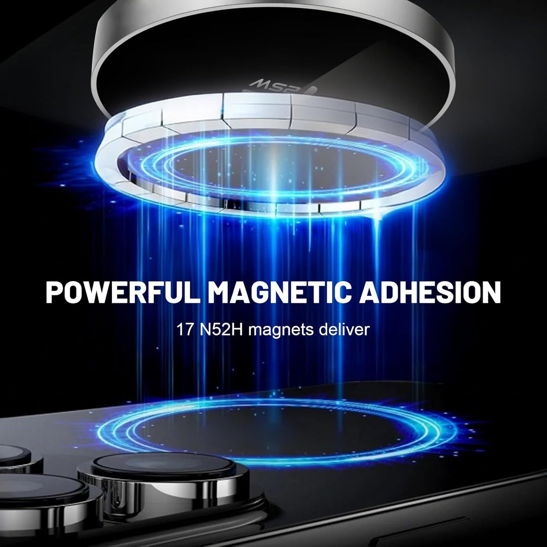 Qi2.2 Zertifizierte 25W Mag-Safe Autohalterung mit aktiver Kühlung – Magnetische Handyhalterung für