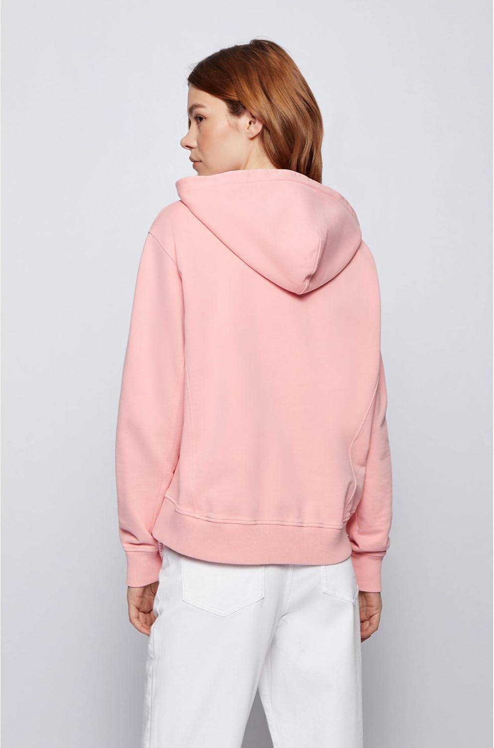 BOSS Damen Kapuzenpullover L Bright Pink618, L Bright Pink618