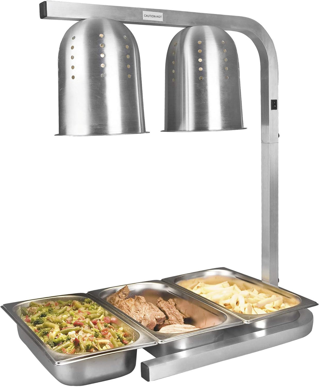 LACOR 69061 Infrared Warmenlampe 550 W, Silber