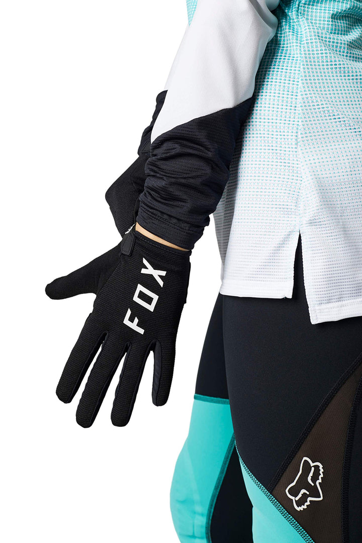 Fox Racing Women's Ranger Gel Mountain Bike Glove L Black/Red, L Black/Red