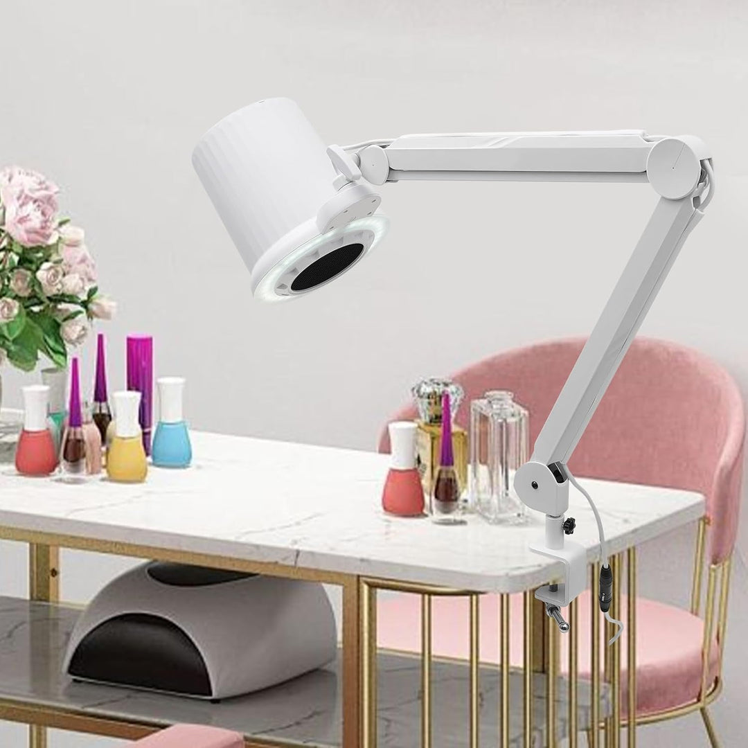 Staubabsaugung für Nägel 55W Professioneller Nagelstaubsammler mit LED Licht Nagelstaubabsaugung mit