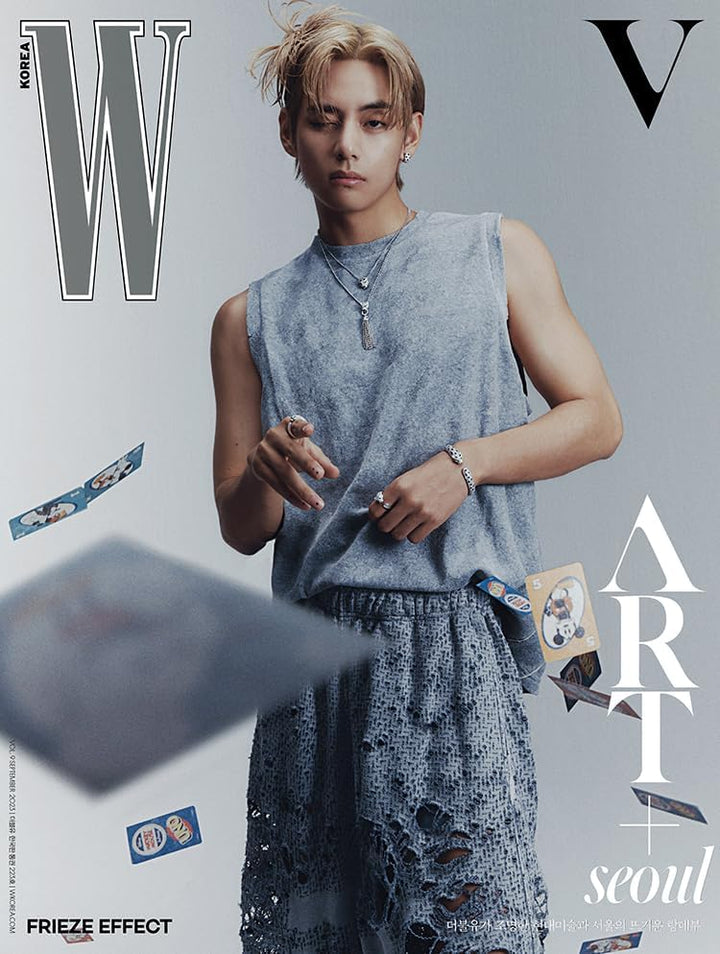 W Magazine Korea 2023 Volume 9 (Sep 2023) V BTS (Cover B), Cover B