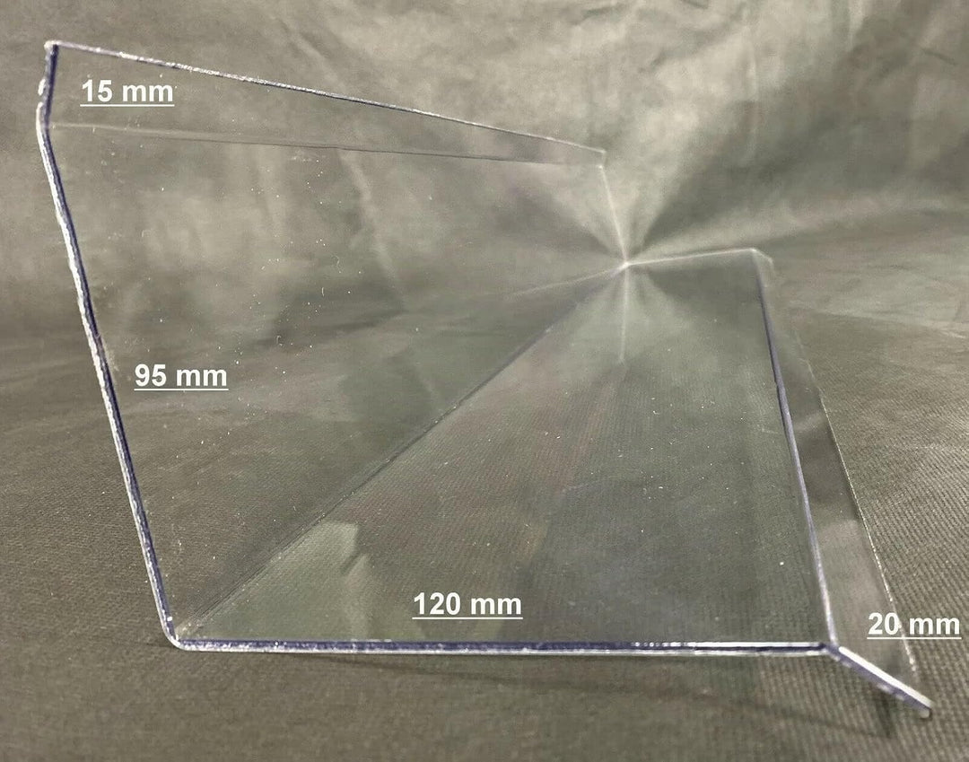 Wandanschluss seitlich, Polycarbonat, für Wellplatten Sinus 76/18 und Trapez 70/18, glasklar PROFI Q