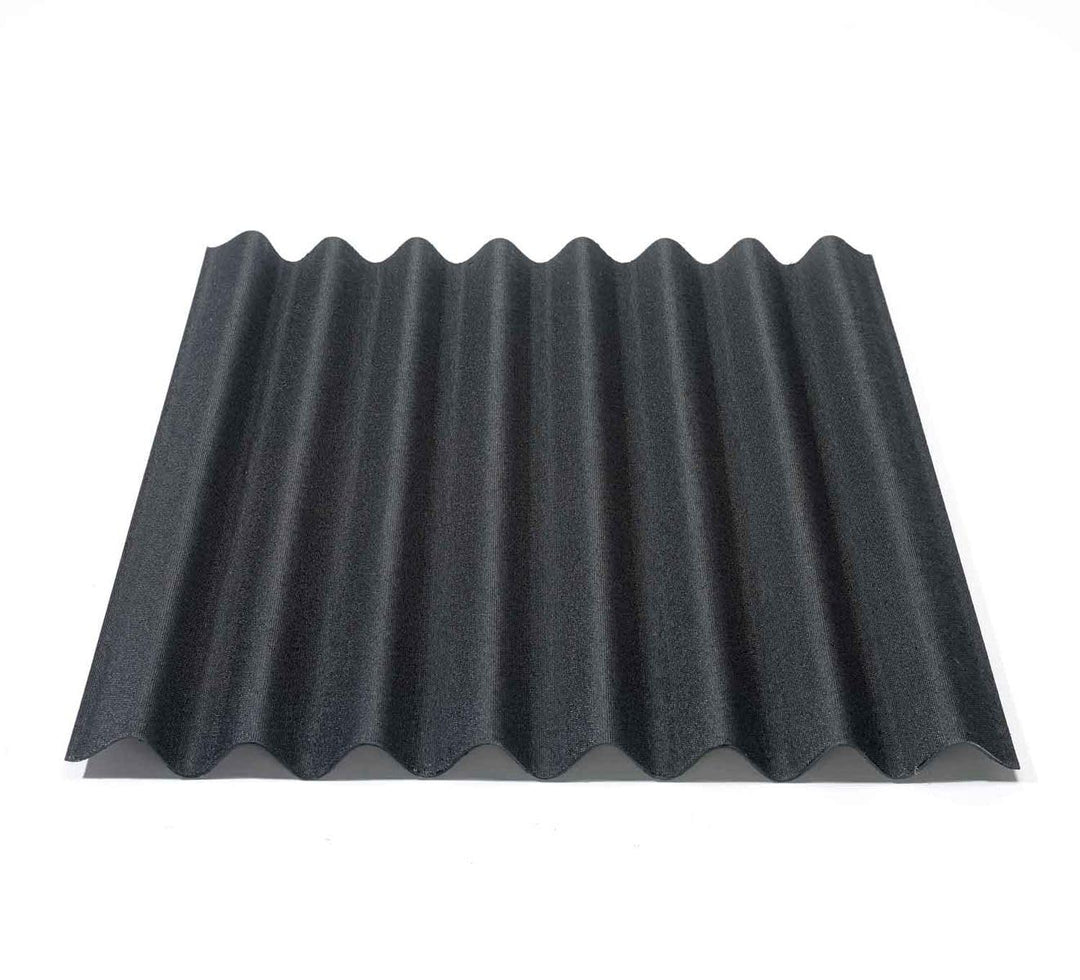 Onduline Easyline Bitumenwellplatte, 1000mmx760mm Schwarz