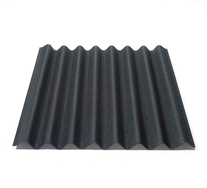 Onduline Easyline Bitumenwellplatte, 1000mmx760mm Schwarz