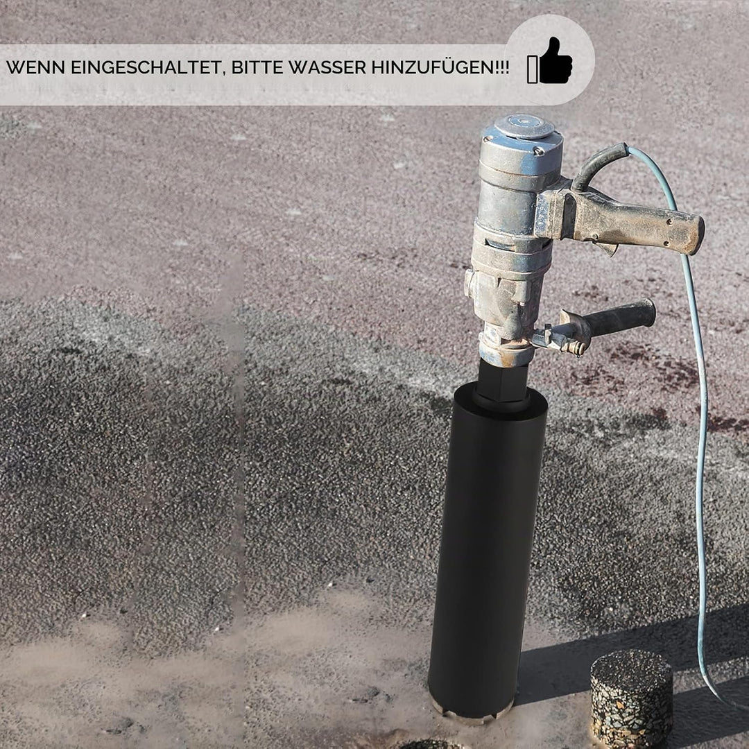 CPROSP Diamantbohrkrone 82mm 1¼" UNC, Kernbohrkrone, L 420mm, Kernbohrer für Bohren in in Beton, Sta