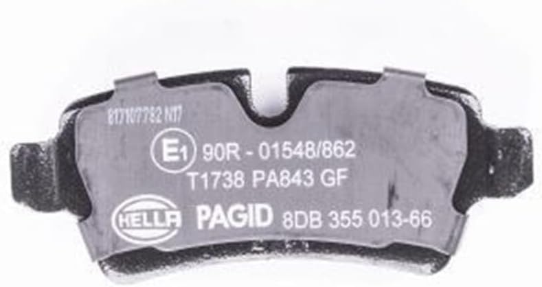 HELLA PAGID 8DB 355 013-661 Bremsbelagsatz - T1738 - Dicke/Stärke: 17mm - Bremssystem: Lucas - für V