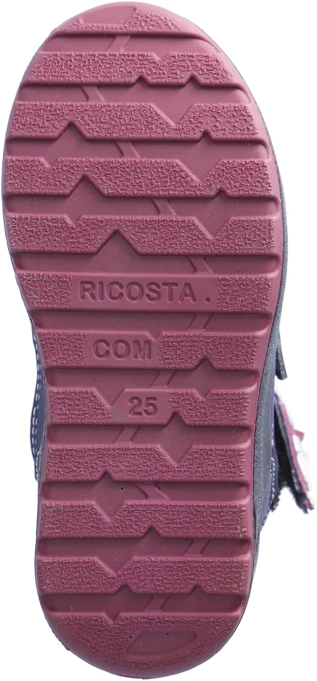 RICOSTA Mädchen Winterstiefel GAREI,Kinder Boots,WMS:Mittel,Sympatex,waschbar 25 EU Blau 170, 25 EU