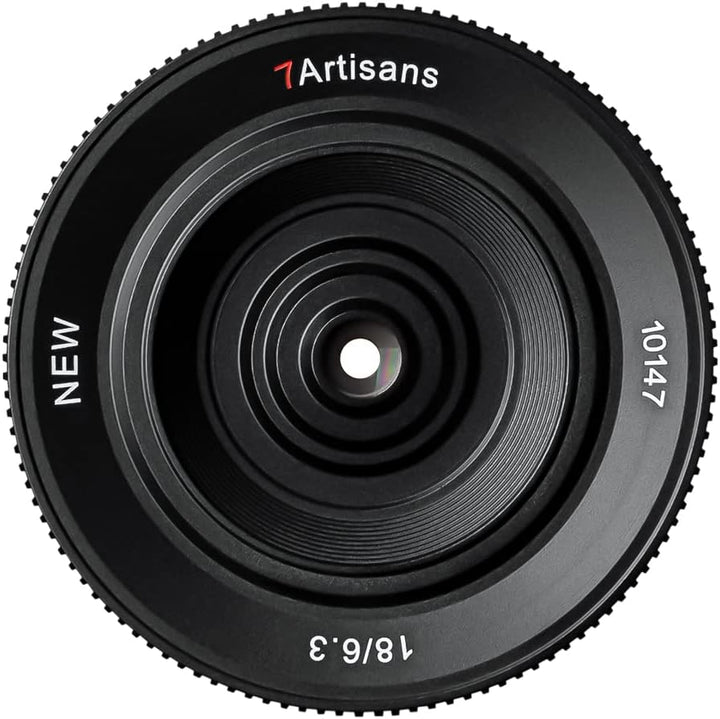 7artisans 18mm F6.3 II M43 Mount Geeignet,Ultradünnes APS-C Prime Objektiv,58g,0.3M Fokus Entfernung
