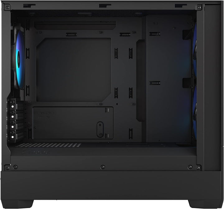 Fractal Design Pop Mini Air RGB Black - Tempered Glass Clear Tint - Honeycomb Mesh Front – TG Side P