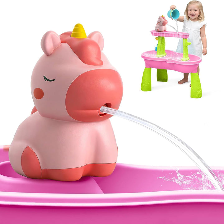 weirtoya Wasserpumpe für Wasserspieltisch Kleinkinder, 2026 Batteriebetriebene Wasserspieltischpumpe