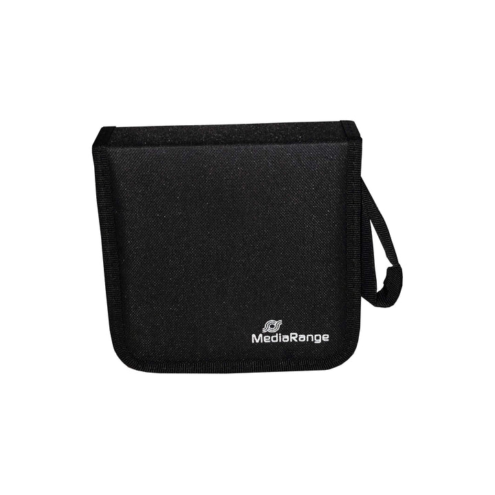 MediaRange Archivierungsmappe für 24 Discs, Nylon, schwarz schwarz 24 Discs, schwarz 24 Discs