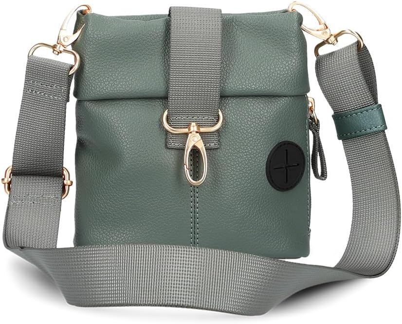 Zwei Hunde Leckerlibeutel Leo LET40 aus Kunstleder – Futtertasche für Hundetraining & Gassi gehen, K