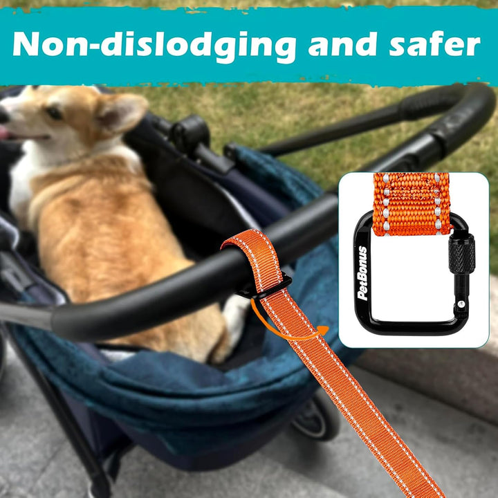 PetBonus Hundeleine Handgelenkriemen, Sicherheitsriemen für Rollleine Hundeleine und Kinderwagen, Ab