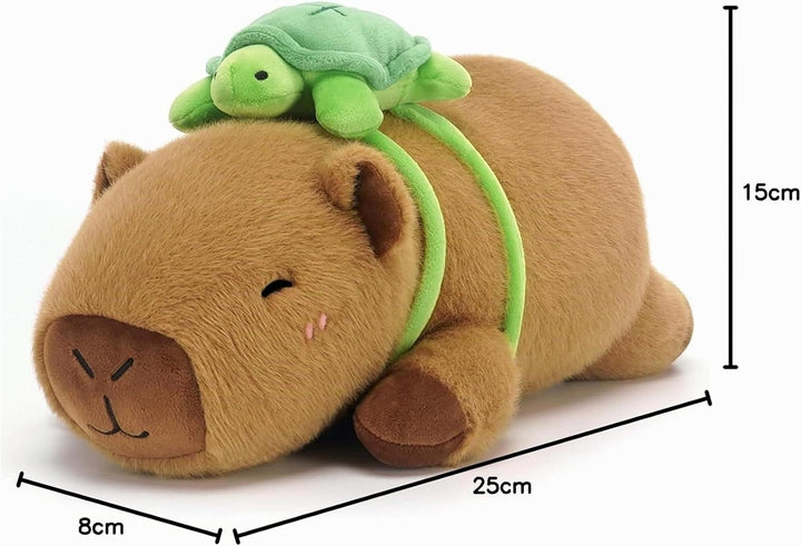 SQEQE Gewichtetes Capybara Kuscheltier, Weiches Wasserschwein Plüschtier Kuscheltierkissen mit Gewic
