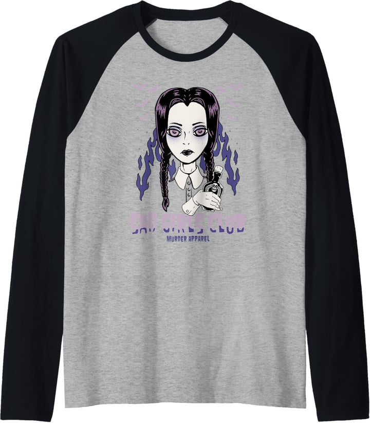 Sad Girl Club Gothic Raglan