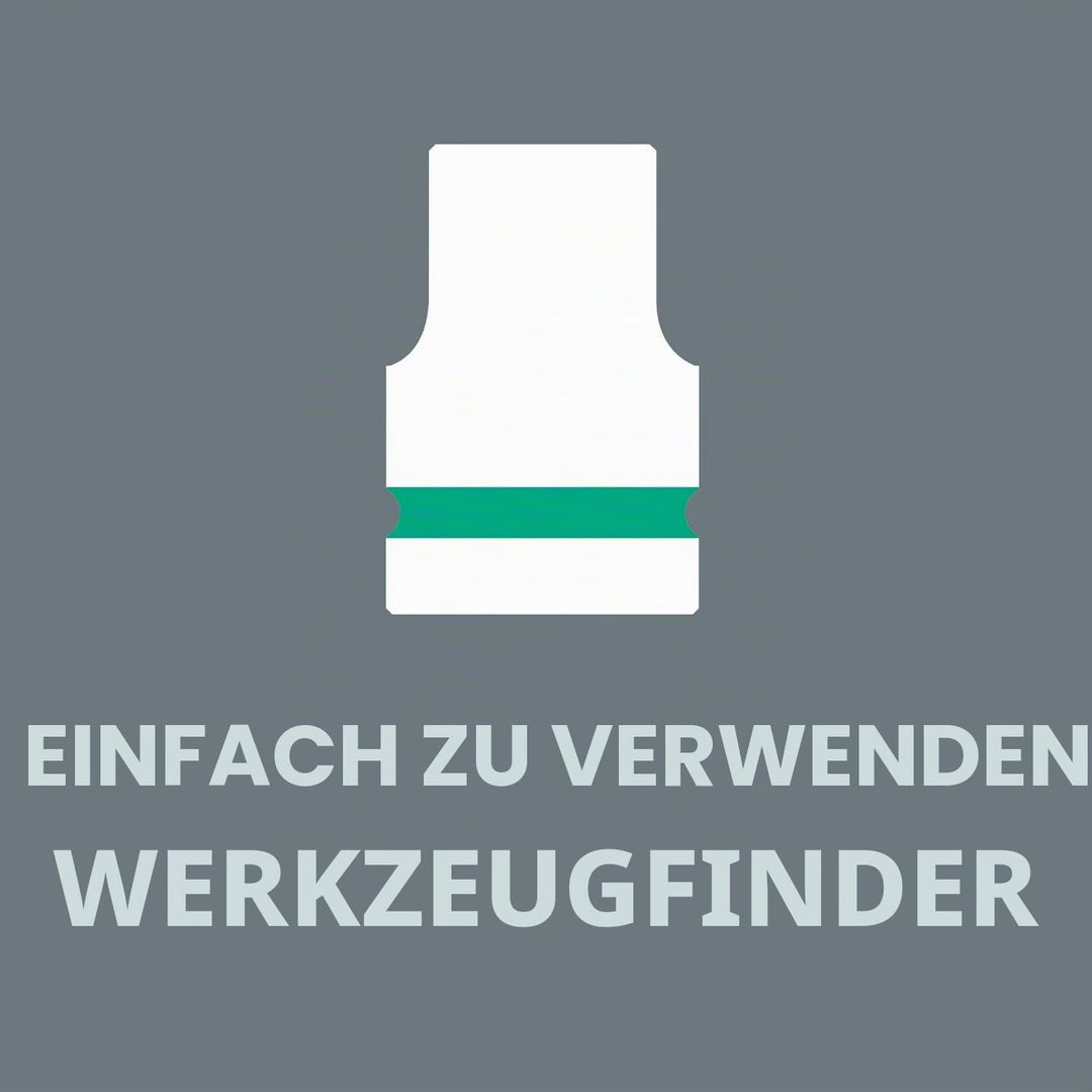 Wera 05004211001 8767 C HF 2 Zyklop Bitnuss-Satz TORX, mit Haltefunktion, 6-teilig, 140 mm, Farbe
