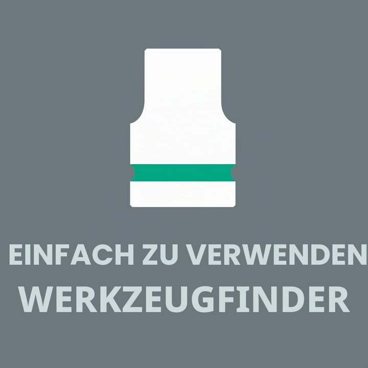 Wera 05004211001 8767 C HF 2 Zyklop Bitnuss-Satz TORX, mit Haltefunktion, 6-teilig, 140 mm, Farbe
