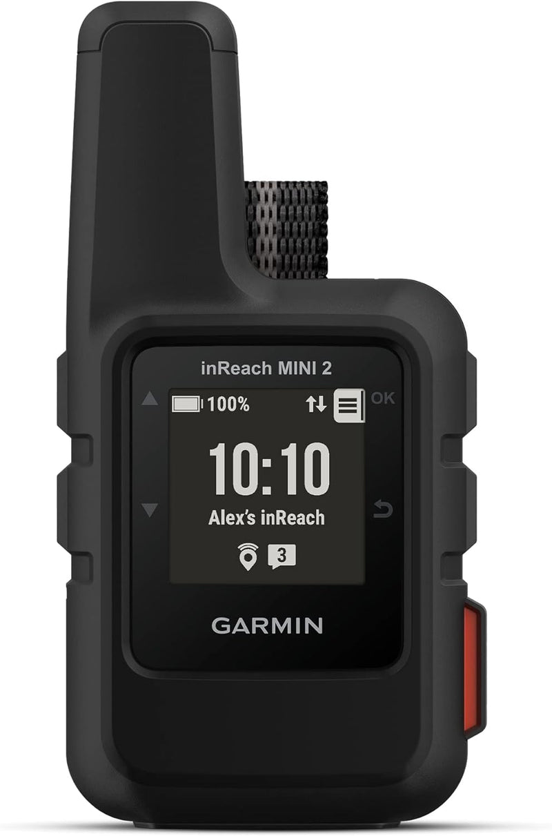 Garmin inReach Mini 2, Leichter und kompakter Satellitenkommunikator, Wandern Handheld, schwarz, Sch