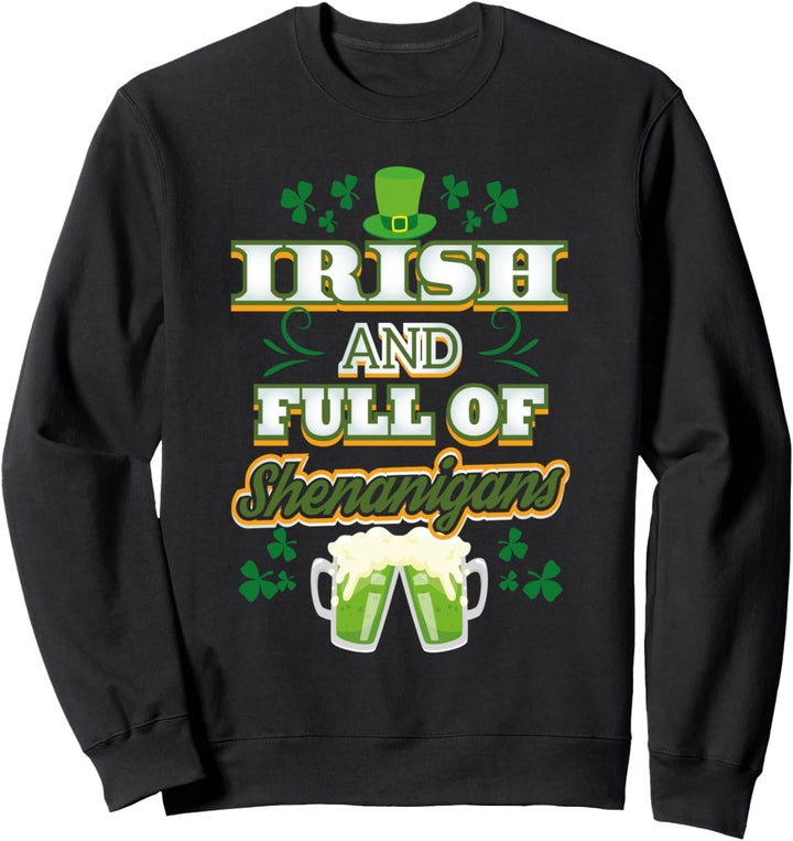 St. Patricks Day Irish Pub Irland Shenanigans Grünbier Sweatshirt