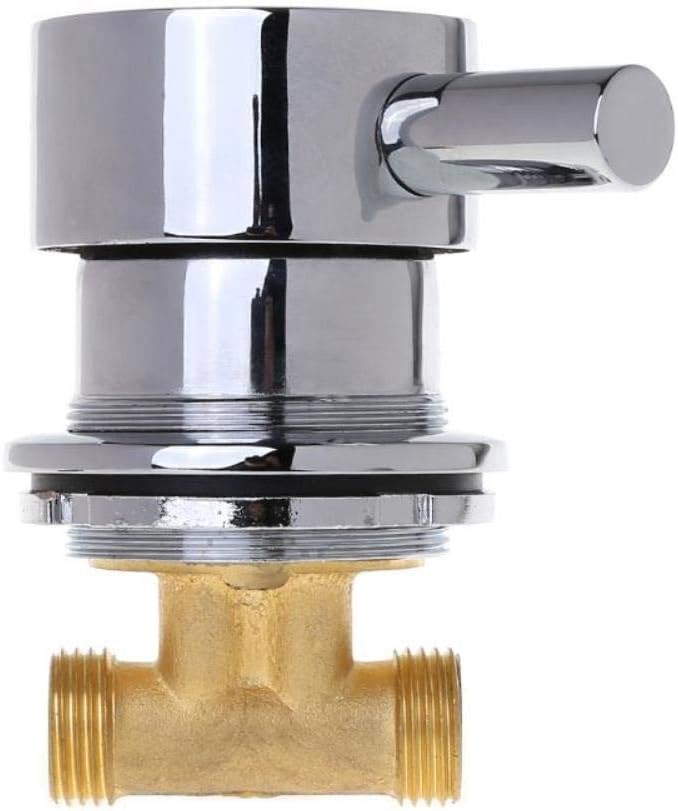 AFUDER Duschkabinenmischer Heiss-Kaltwasser-Mischventil-Mischer Zwei In Einem Aus Wasserhahn G1/2" F