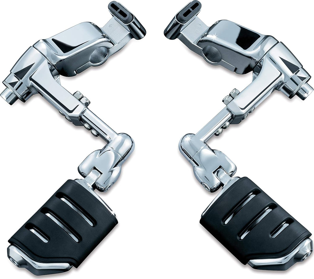 Kuryakyn 4081 Motorrad-Fusssteuerung: Ergo III Cruise Mounts mit Trident Dual ISO Pegs für 2001–17 H