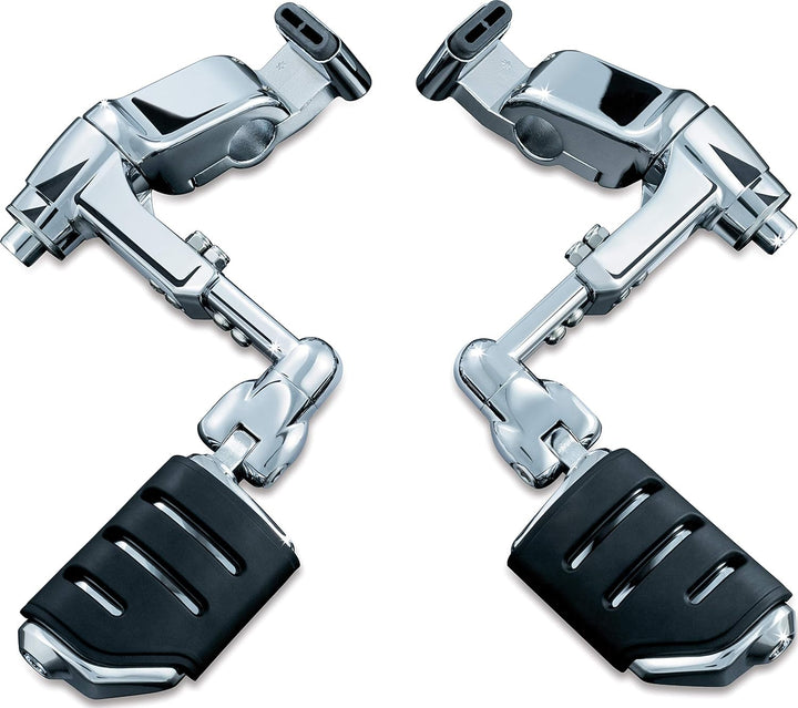 Kuryakyn 4081 Motorrad-Fusssteuerung: Ergo III Cruise Mounts mit Trident Dual ISO Pegs für 2001–17 H