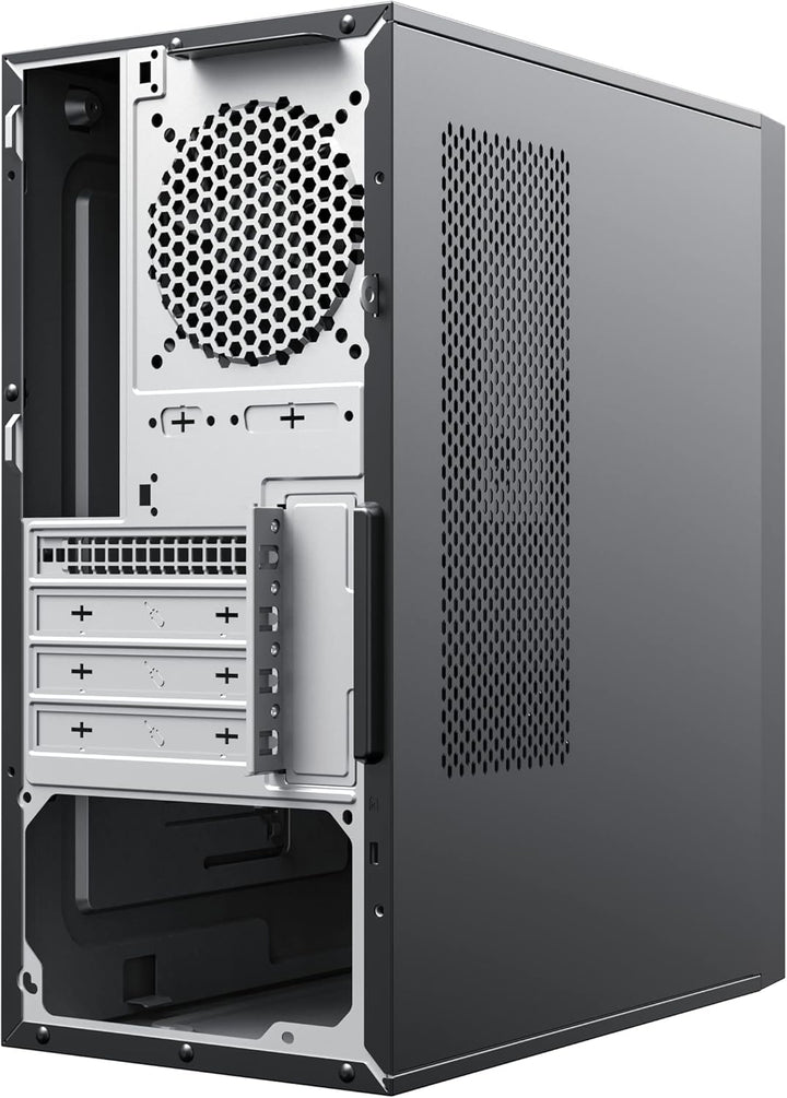 UNYKAch Micro ATX Computergehäuse NUMEN 500 Pro Type C, 17 Liter mit 5 USB-Anschlüssen, kompatibel m