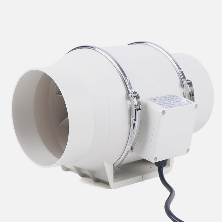 Inline Rohrventilator 100mm/150mm/200mm - 220m³/h Reinkupfermotor Abluftventilator Kanalventilator L