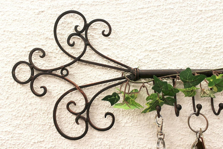 DanDiBo Schlüsselhänger Hakenleiste 101852 Schlüsselleiste 56 cm Wandhaken Schlüsselbrett