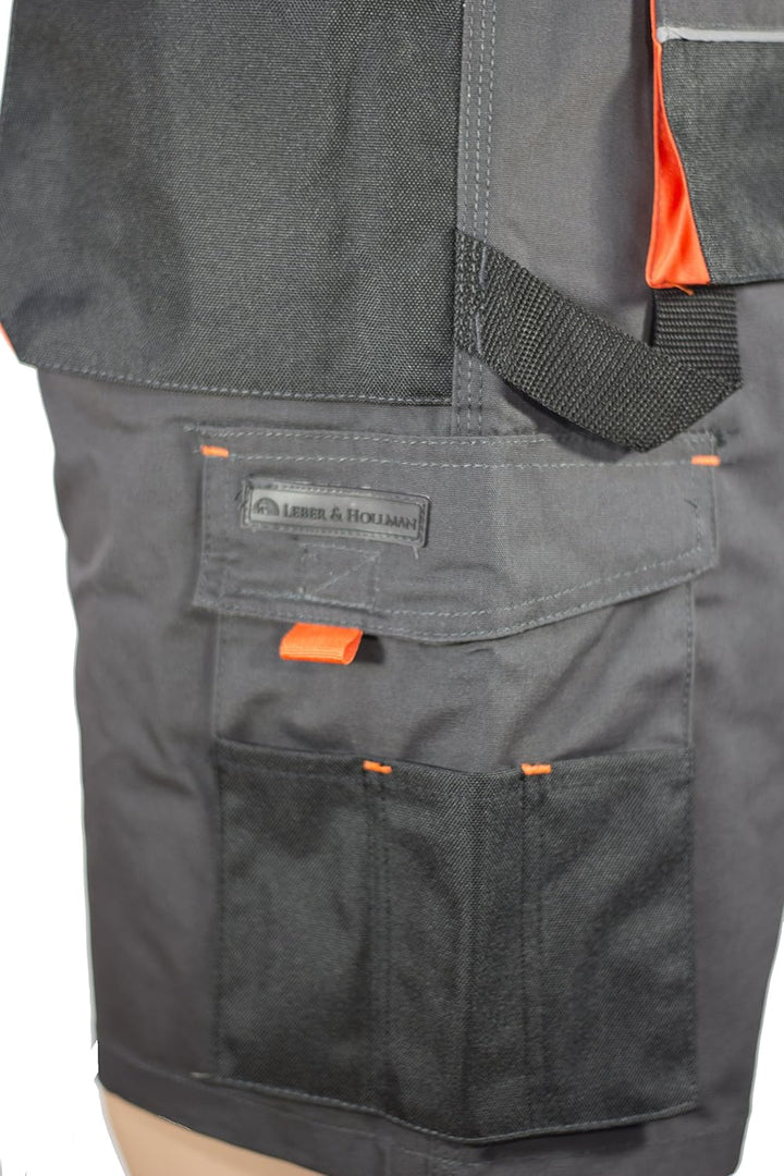 Leber&Hollman Formen Protective Short Trousers Size M Grau-schwarz-blau, M Grau-schwarz-blau
