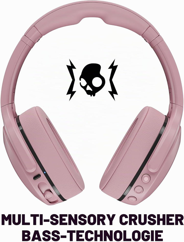 Skullcandy Crusher 540 Active kabelloser Bluetooth-Kopfhörer mit multisensorischem Bass, schallisoli