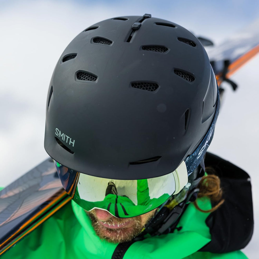 SMITH Optics Unisex Nexus MIPS Skihelm, White/Schiefer, L schwarz matt 63-67 cm, schwarz matt 63-67