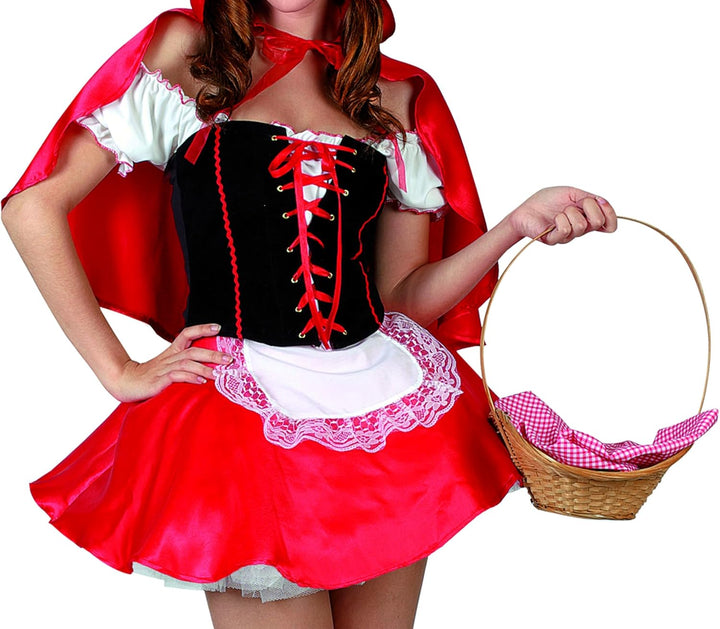 Ciao- Little Red Riding Hood Sexy Kostüm Verkleidung Damen Mädchen Erwachsene, M