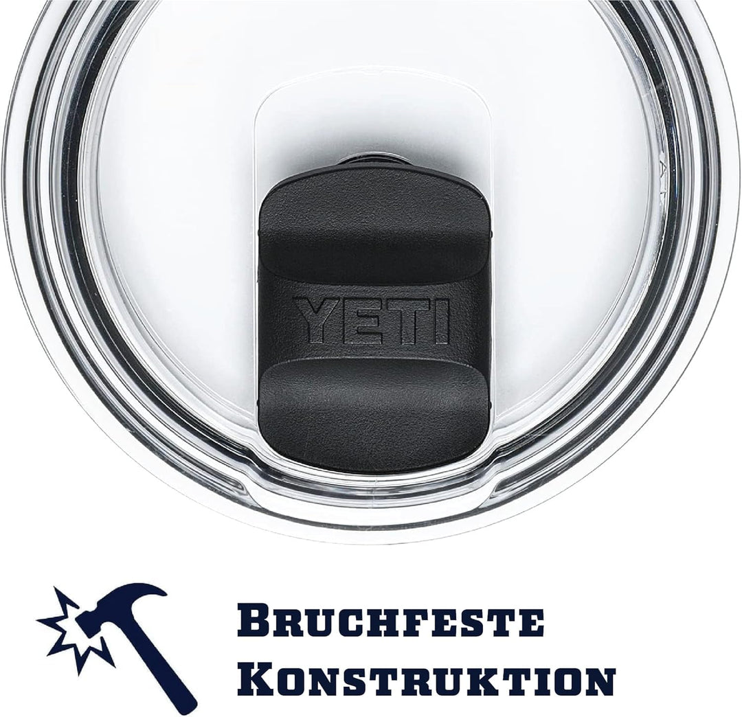 YETI Rambler Krug, Edelstahl, Stainless Steel, 24oz (710ml), Stainless Steel
