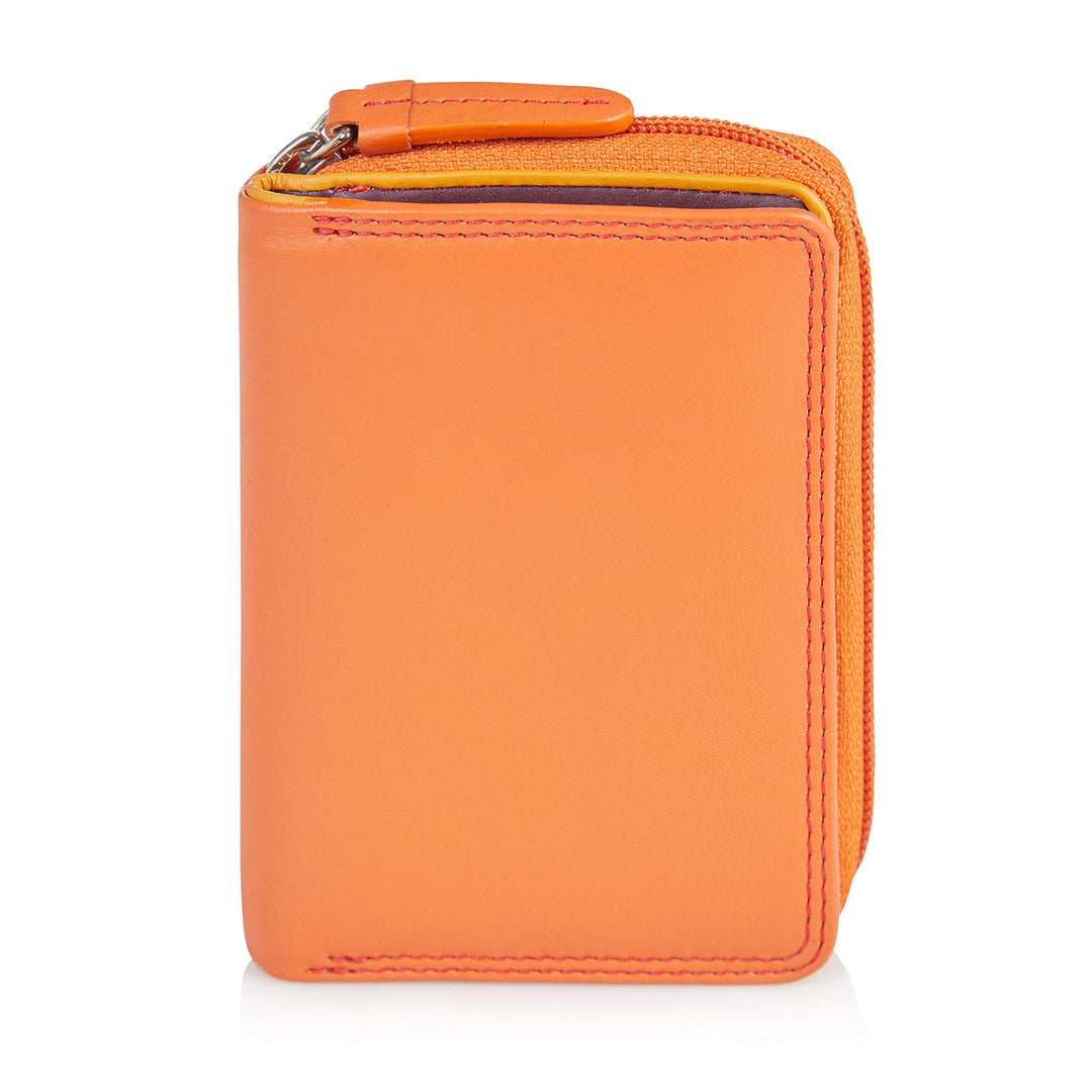 VISCONTI Twofold Leder Damen Geldbörse Portmonee Rainbow Multicolor/Mehrfarbig Small Purse(RB53) Ora