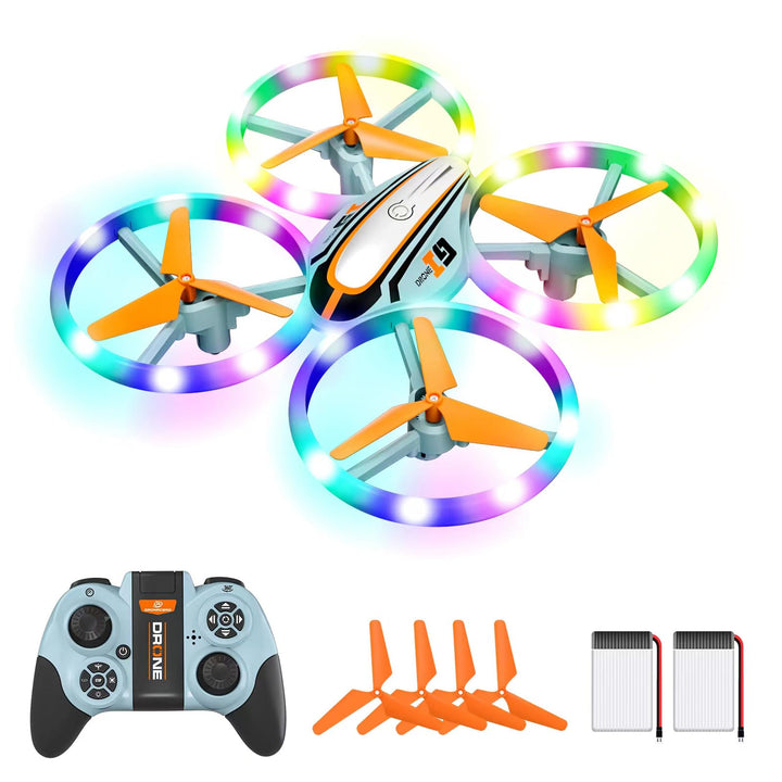 i9 Drohne für Kinder, RC Quadrocopter mit Kopflos Modus, Höhenhaltung und 3D Flip, Spielzeug und Ges