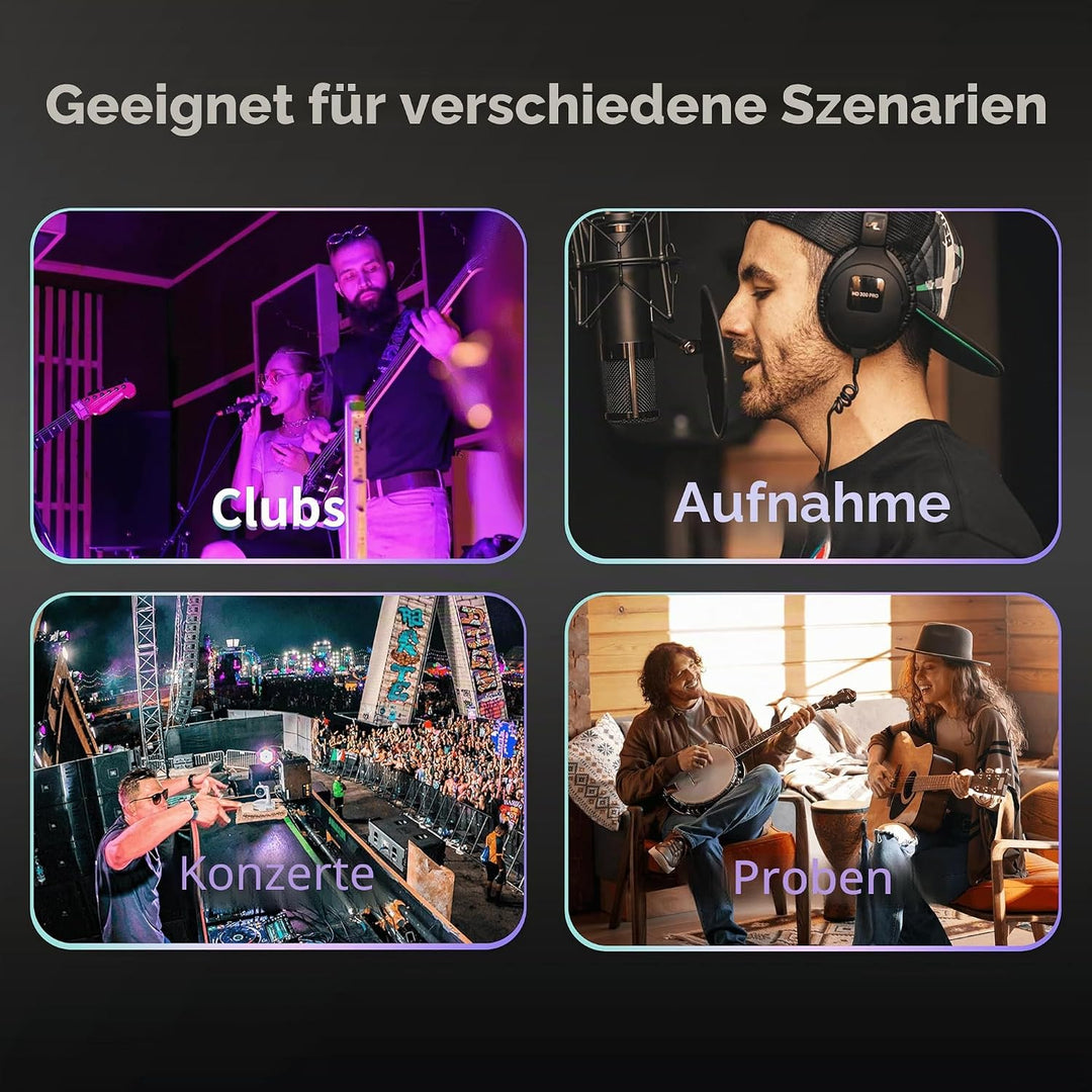 AMUMU NEO-SP31 passiver Neodym-Magnet-Schallloch-Tonabnehmer für Stahlsaiten-Akustikgitarren, Einzel