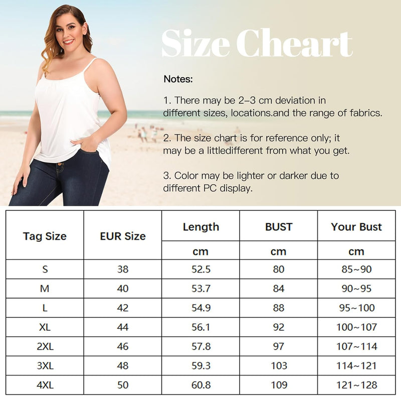 STARBILD Damen Top Mit Unterhemd BH-Hemd Basic Tank Tops U-Ausschnitt Oberteile Bequeme Frauen Shirt