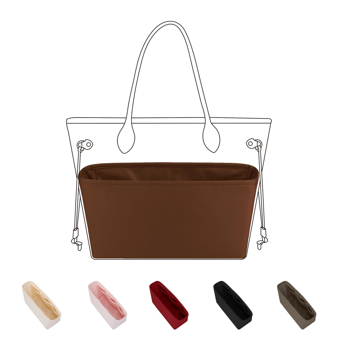 DGAZ Seide Handtasche Organizer für Neverfull PM/MM/GM, Taschenorganizer Tasche in Tasche Organizer,