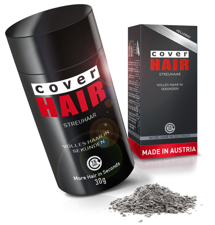 Cover Hair® Premium Streuhaar - 26g I Schütthaar zur Haarverdichtung & Ansatzkaschierung - Natürlich