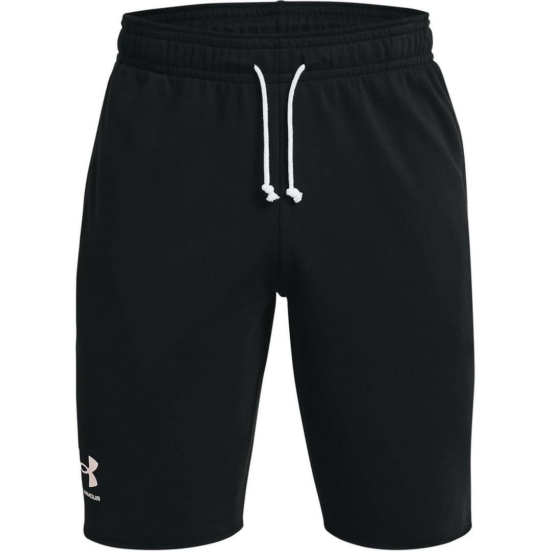 Under Armour Herren Shorts Rival Terry Shorts M Black / / Onyx White (001), M Black / / Onyx White (