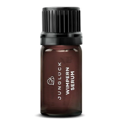 JUNGLÜCK Wimpernserum - Vegan | Natürliches Serum zur Stärkung von Wimpern & Brauen, regt Haarwachst
