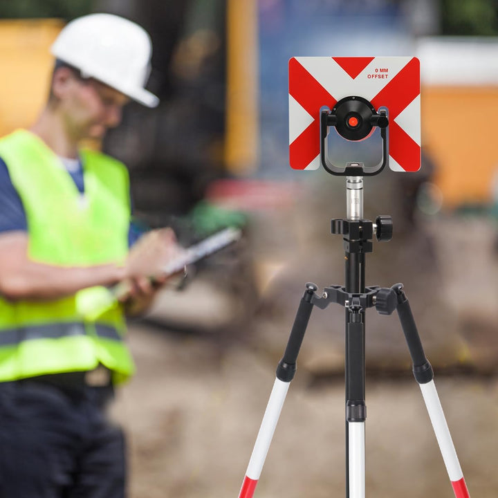 Stativ Zweibein Vermessung Daumen Release, Aluminium Stativ Zweibein für Prisma Pole Vermessung oder
